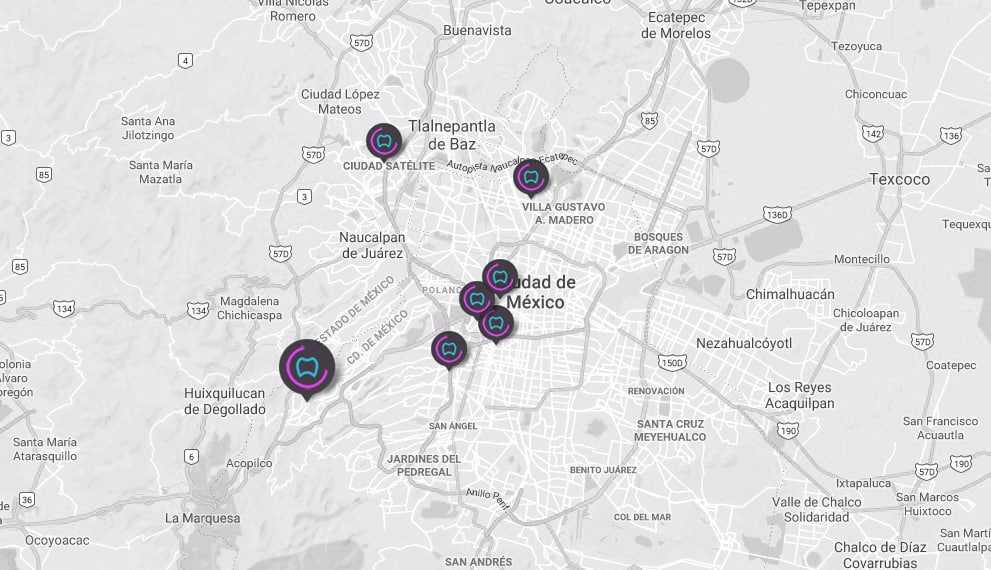Mapa de la Clínica Dental